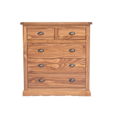 Cabinet Bits Tirolo 5 Drawer Chest Of Drawers Brass Cup Handle - image 1