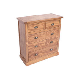 Cabinet Bits Tirolo 5 Drawer Chest Of Drawers Brass Cup Handle - thumbnail 3