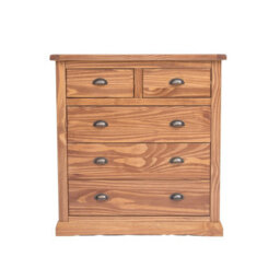 Cabinet Bits Tirolo 5 Drawer Chest Of Drawers Brass Cup Handle - thumbnail 1
