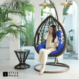 istyle mode Royal Replacement Cushion For Swing Egg Chair, 5 Pieces Water-Resistant Hanging Basket Swing Chair Cushion - thumbnail 7