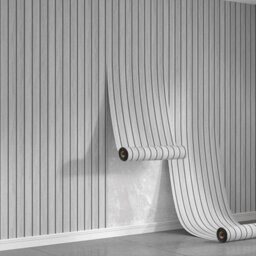 Grey 3D Wood Grain Wall Panel Stickers, Self Adhesive Wood Slat Wallpaper - thumbnail 6