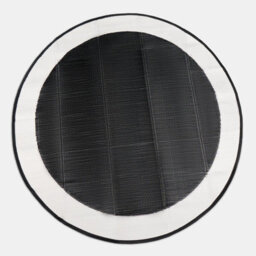 Ohs Contrast Border Reversible Round Outdoor Garden Rug Waterproof Mat - thumbnail 3