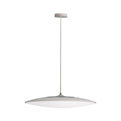 Luminosa Lighting Luminosa Slim Led Pendant 46Cm Round 50W Led, 4000K, 4300Lm, White, 3Yrs Warranty - image 1