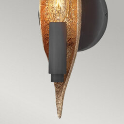 Luminosa Lighting Luminosa Hinkley Willow Wall Lamp Carbon Black With Deluxe Gold - thumbnail 3