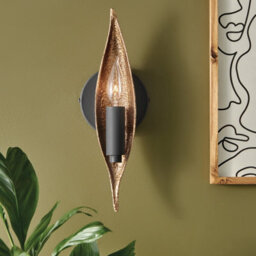 Luminosa Lighting Luminosa Hinkley Willow Wall Lamp Carbon Black With Deluxe Gold - thumbnail 5