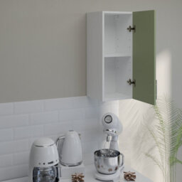 Jd Greta Kitchen Wall Unit 300mm Storage Cabinet With Doors And Shelf 30Cm - Sage Green Matt - thumbnail 3