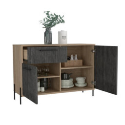 Core Products Harvard Small Sideboard With 2 Doors & 1 Drawer, H70.0Cm X W101.7Cm X D39.0Cm - thumbnail 4