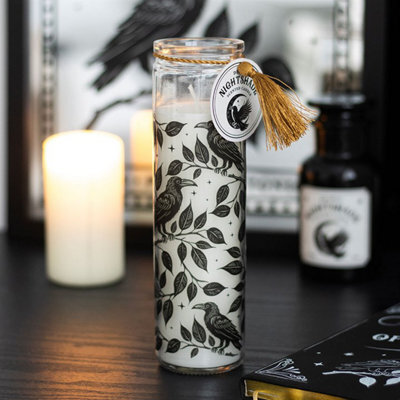 Mystic Raven Deadly Nightshade Tube Candle - image 1