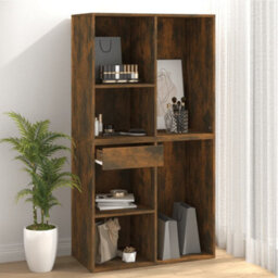 Walplus Cosmetic Cabinet Smoked Oak 80X40X75 Cm Engineered Wood - thumbnail 7