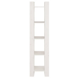 Berkfield Book Cabinet/room Divider White 41X35X160 Cm Solid Wood Pine - thumbnail 5