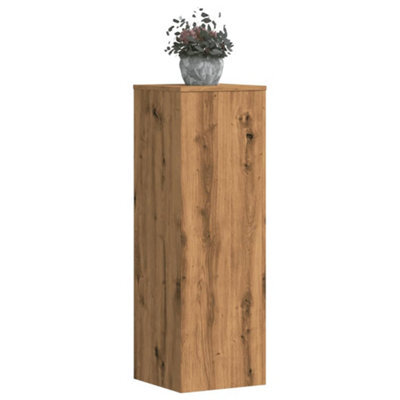 Walplus Plant Stands 2 Pcs Artisian Oak 33X33X100 Cm Engineered Wood - image 1