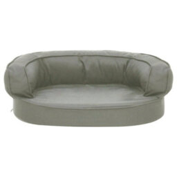 Berkfield Luxury Ergonomic Dog Bed Mattress 60X42 Cm Linen Look Grey - thumbnail 3