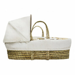 Kinder Valley Tiny Ted Cream Baby Moses Basket Bedding Set For Newborn Baby Girls And Boys - thumbnail 2