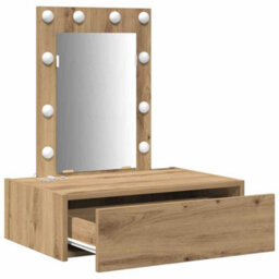 Walplus Dressing Table Brown 60 X 40 X 70 Cm Engineered Wood - thumbnail 4