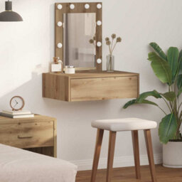 Walplus Dressing Table Brown 60 X 40 X 70 Cm Engineered Wood - thumbnail 1