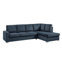 Home Detail Alana Right-Hand Facing Corner Sofa With Footstool, Dark Blue Jumbo Cord - thumbnail 4