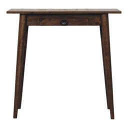 Artisan Furniture Solid Wood Nordic Writing Desk In Classic Grey - thumbnail 2