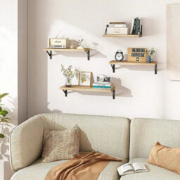 4Pcs Home Corner Floating Shelves - thumbnail 3