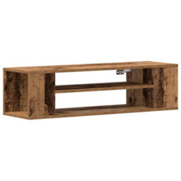 Berkfield Modern Tv Cabinet Old Wood Engineered Wood 100 X 30 X 26.5 Cm Tv Cabinet - thumbnail 1