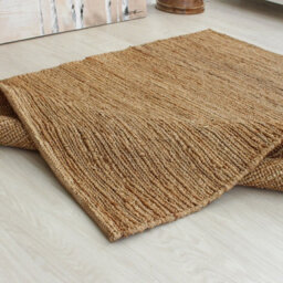 Jute Natural Plain Handmade Modern Easy To Clean Bedroom Dining Room, Living Room Rug -160Cm X 230Cm - thumbnail 2