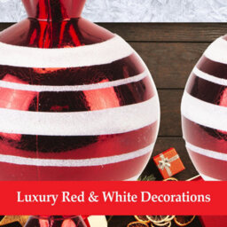 Red & White Sweet Baubles Candy Cane (3 Pack) - Christmas Decorations - thumbnail 4