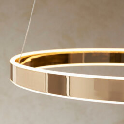 Luminosa Lighting Luminosa Gen Integrated Led Pendant Ceiling Light French Gold Finish, Frosted Acrylic, 1X Integrated Led - thumbnail 5