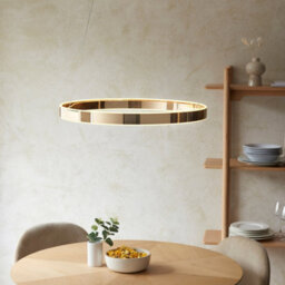 Luminosa Lighting Luminosa Gen Integrated Led Pendant Ceiling Light French Gold Finish, Frosted Acrylic, 1X Integrated Led - thumbnail 2