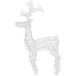 Walplus Reindeer Christmas Decoration 90 Leds 60X16X100 Cm Acrylic - thumbnail 6