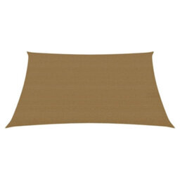Berkfield Sunshade Sail 160 G/m2 Taupe 2.5X3 M Hdpe - thumbnail 2