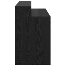 Berkfield Modern Desk Black Oak 120X55X91 Cm Engineered Wood - thumbnail 8