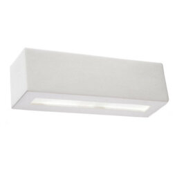 Luminosa Lighting Luminosa 1 Light Ceramic Flush Wall Light White, E27 - thumbnail 3
