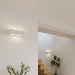 Luminosa Lighting Luminosa 1 Light Ceramic Flush Wall Light White, E27 - thumbnail 7