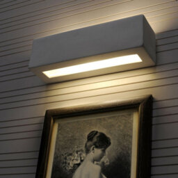Luminosa Lighting Luminosa 1 Light Ceramic Flush Wall Light White, E27 - thumbnail 4