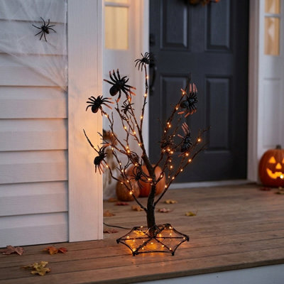 Garden Greatness Halloween Led Spider Tree Web Base - image 1