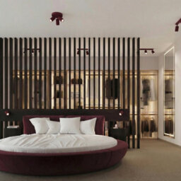 Sollux Lighting Karbon Aluminum Burgundy 1 Lights Minimalist Wall Lamps - thumbnail 9