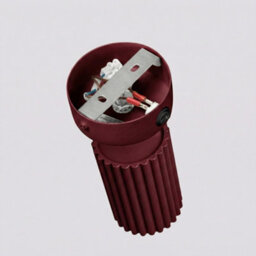 Sollux Lighting Karbon Aluminum Burgundy 1 Lights Minimalist Wall Lamps - thumbnail 5