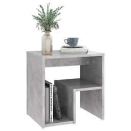 Walplus Bed Cabinets 2 Pcs Concrete Grey 40X30X40 Cm Engineered Wood - thumbnail 7