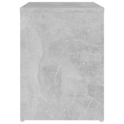 Walplus Bed Cabinets 2 Pcs Concrete Grey 40X30X40 Cm Engineered Wood - thumbnail 6