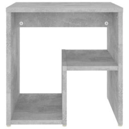Walplus Bed Cabinets 2 Pcs Concrete Grey 40X30X40 Cm Engineered Wood - thumbnail 5