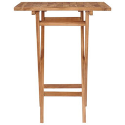 Walplus Folding Garden Table 60X60X75 Cm Solid Teak Wood - thumbnail 4
