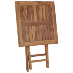 Walplus Folding Garden Table 60X60X75 Cm Solid Teak Wood - thumbnail 5
