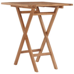 Walplus Folding Garden Table 60X60X75 Cm Solid Teak Wood