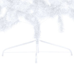Berkfield Artificial Half Christmas Tree With Stand White 240 Cm Pvc - thumbnail 5