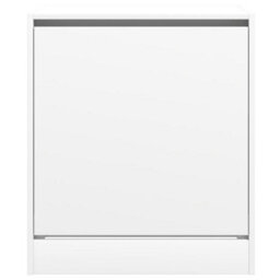Berkfield Shoe Cabinet White 60X42X69 Cm Engineered Wood - thumbnail 5