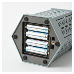 Bruno Led Silhouette Lantern With Adjustable Warm Light And Ipx4 Waterproof Rating (Blue Gray) - thumbnail 9