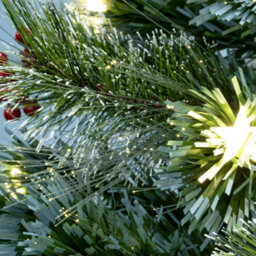 Christmas Tree World The 7Ft/210Cm Frosted Led Pine Fibre Optic Tree - thumbnail 9