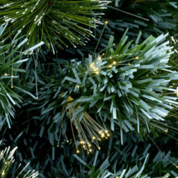 Christmas Tree World The 7Ft/210Cm Frosted Led Pine Fibre Optic Tree - thumbnail 6