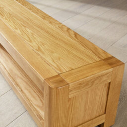 The Furniture Market Soho Oak Open Low Widescreen Tv Unit Up To 65 Tv Size - thumbnail 7