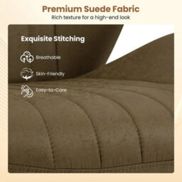 Office Chair Height Adjustable Swivel Computer Chairs Olive - thumbnail 6