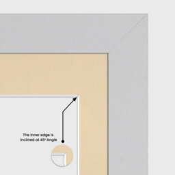 AK Frames 40X20Cm Silver Modern Multi Photo Frame With Ivory Mount - Holds 3 Apertures (3X) 6X4 Photos - thumbnail 7